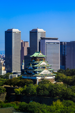 Osaka Castle in Japanのeditorial素材