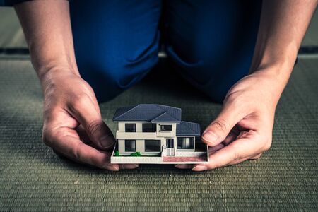 Tatami and homeの写真素材