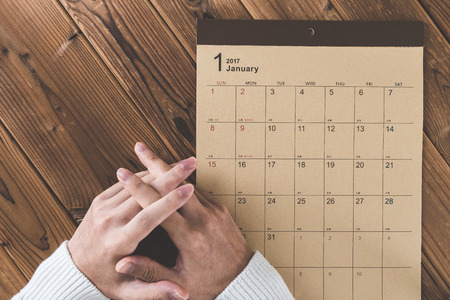 Calendar table photoの写真素材
