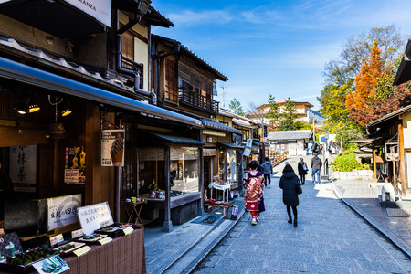 Kyoto, Japan -  2 December 2016 - Kiyomizu-dera Temple in Kyoto, Japanのeditorial素材