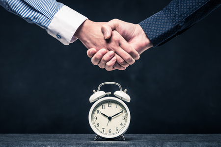 Handshake of businessmanの写真素材