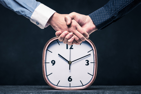 Handshake of businessmanの写真素材