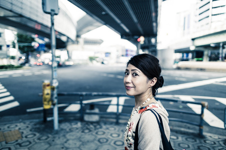 Women who walk the cityの写真素材