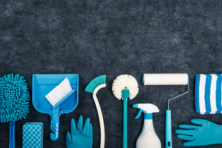Cleaning tools layout