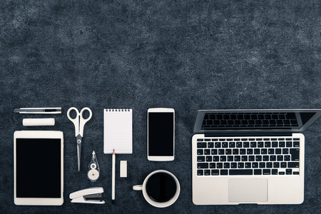 Desk work office toolの写真素材