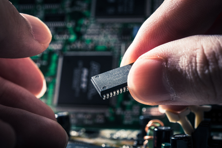 Computer motherboardの写真素材