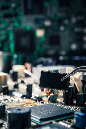 Computer motherboardの写真素材