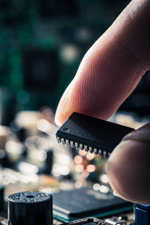 Computer motherboardの写真素材