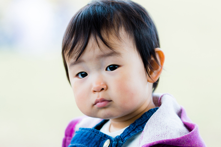 Outdoor babyの写真素材