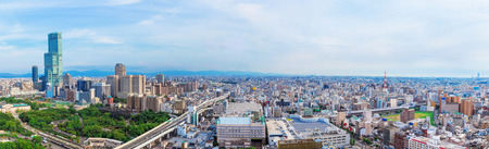 Osaka city landscape, Japanの写真素材