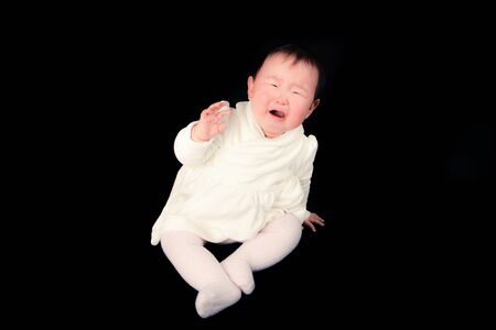 Baby cryingの写真素材