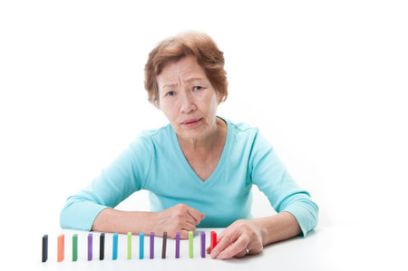 Senior Japanese womanの写真素材