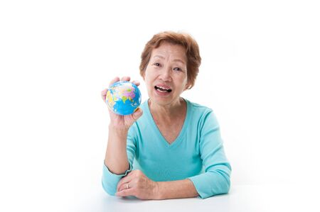 Senior Japanese womanの写真素材