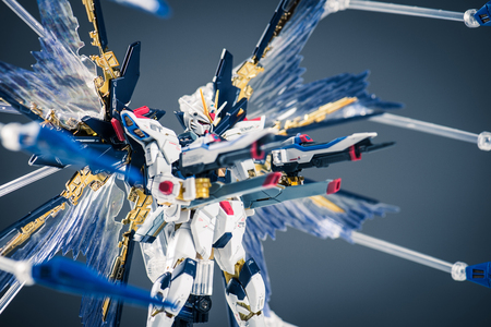 Osaka, Japan -  16 May 2017 - Gundam is a Japanese anime robot.This is a plastic model.のeditorial素材