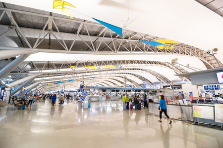 Osaka,Japan - June 28, 2017: Kansai International Airport is one of Japan's most important international airports.のeditorial素材