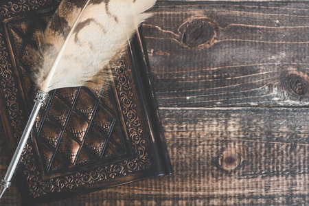 reading bookの写真素材