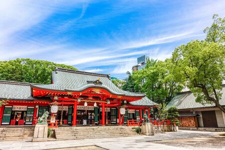 kobe,Japan - June 27, 2017: Ikuta shrine in Kobe city Japan.のeditorial素材