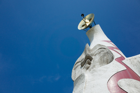 Osaka, Japan - 3 November 2015 - Taiyo no To was created by Japanese artist Taro Okamoto.のeditorial素材