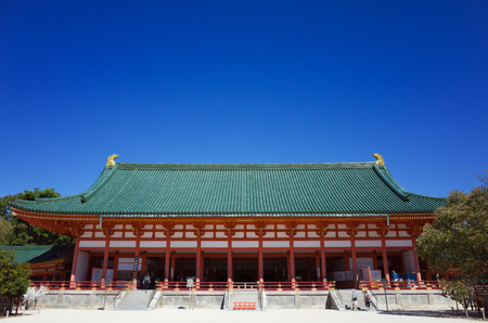 Heian Jingu Shrine Kyoto Japanのeditorial素材