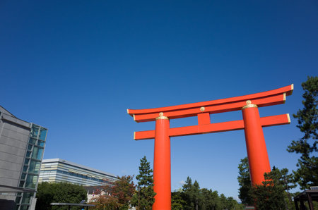 Heian Jingu Shrine Kyoto Japan