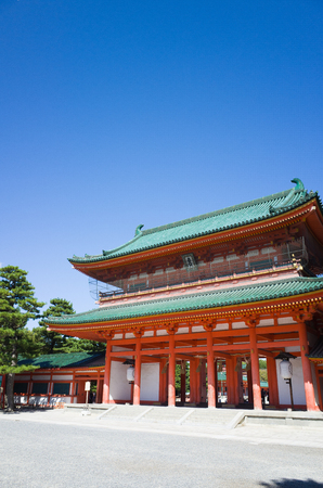 Heian Jingu Shrine Kyoto Japanのeditorial素材