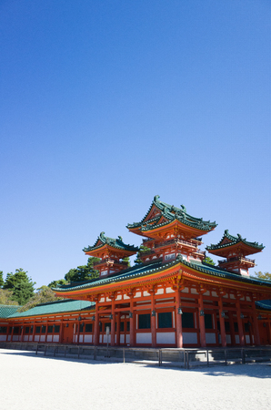 Heian Jingu Shrine Kyoto Japanのeditorial素材