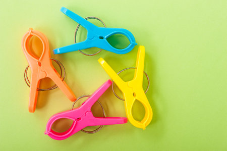 Clothes pinsの写真素材