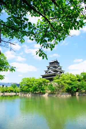 Hirishima Castle in Japanのeditorial素材