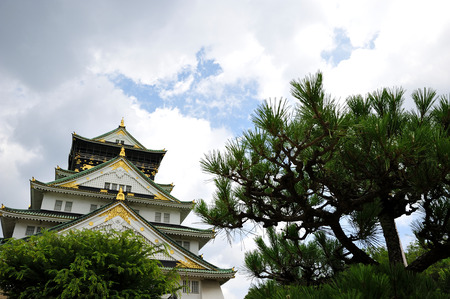 Osaka Castle in Japanのeditorial素材