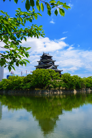 Hirishima Castle in Japanのeditorial素材