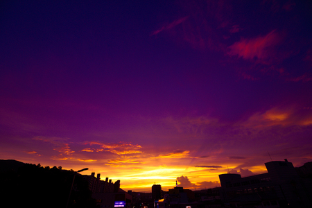 building an sunsetのeditorial素材