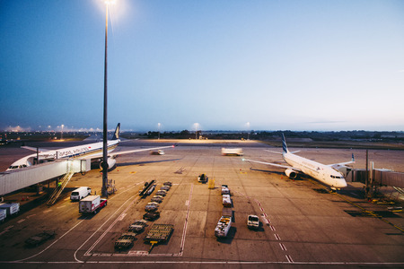 Perth, AUSTRALIA - September 9, 2017: Perth airport of western Australiaのeditorial素材