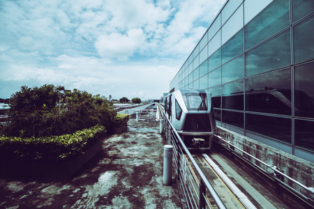 Changi, Singapore - September 9, 2017: Changi Airport in Singapore.It is the primary civilian airport for Singapore, and one of the largest transportation hubs in Southeast Asia.のeditorial素材
