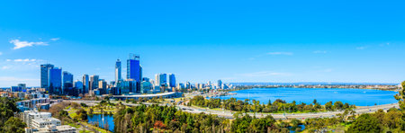 Kings Park and Perth cityの写真素材