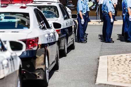 Police carの写真素材