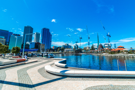 Urban landscape of Perth Australiaのeditorial素材