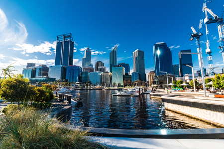 Urban landscape of Perth Australiaのeditorial素材