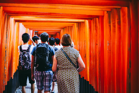 Fushimiinari Taisha Shrine in Kyoto, Japanのeditorial素材