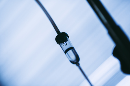Infusion of a hospitalの写真素材