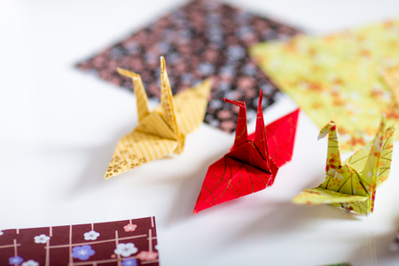 Origami, Japanese culture imageの写真素材