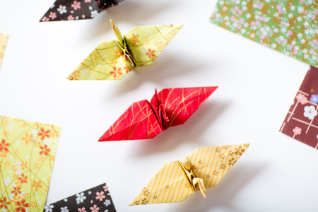 Origami, Japanese culture imageの写真素材
