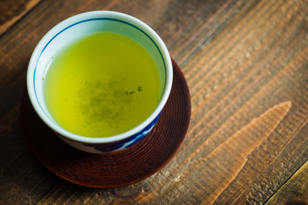 Close up Japanese teaの写真素材