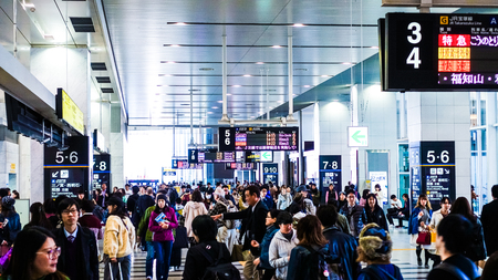 Osaka, Japan -  5 November 2017 - JR Osaka Station in Osaka of Japan.This is a station of West Japan Railway Company.のeditorial素材