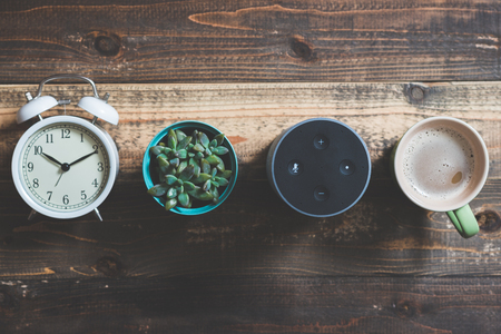 Electronic equipment smart speakerの写真素材