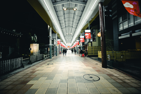 Kyoto,Japan - 3 February 2018 :Shijo Street runs in the center of Kyoto, Japan from east to west through the commercial center of the city.のeditorial素材