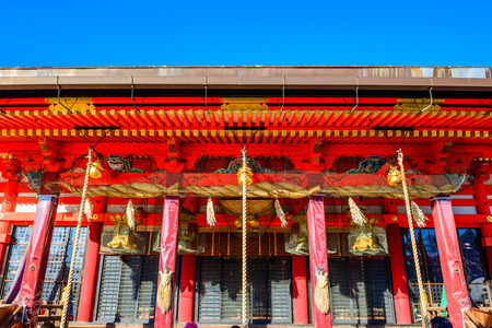 Kyoto, Japan - December 18 2017: Yasaka Jinja shrine of Kyoto, Japan.Yasaka is a Shinto shrine,founded in 656.This shrine is called Gion-San.のeditorial素材