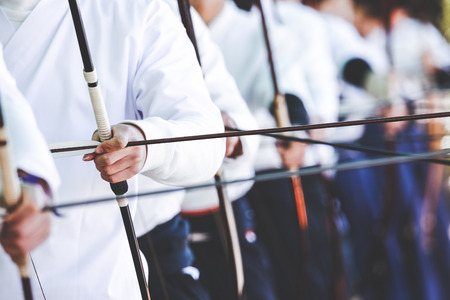 Kyudo Japanese Archeryの写真素材
