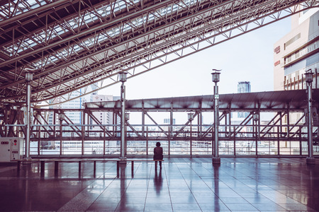 Osaka, Japan -  22 February 2018 - JR Osaka Station in Osaka of Japan.This is a station of West Japan Railway Company.のeditorial素材