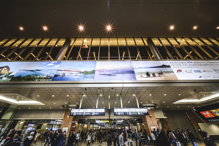 Osaka, Japan -  21 March 2018 - JR Osaka Station in Osaka of Japan.This is a station of West Japan Railway Company.のeditorial素材