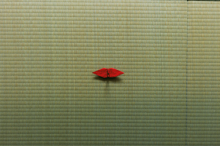 Origami and tatamiの写真素材